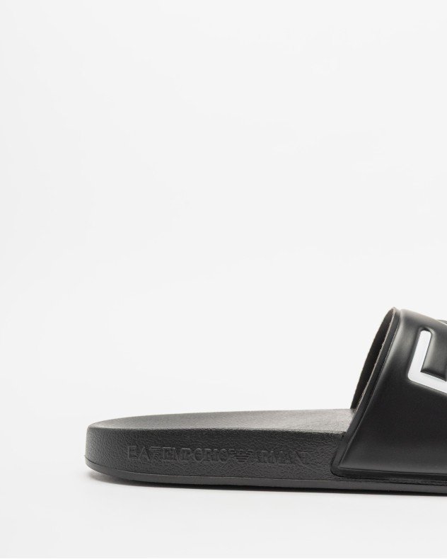 EA7 7X000108 Black Sliders - Black