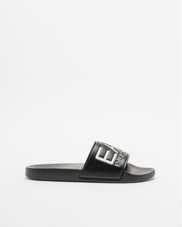 EA7 7X000108 Black Sliders - Black