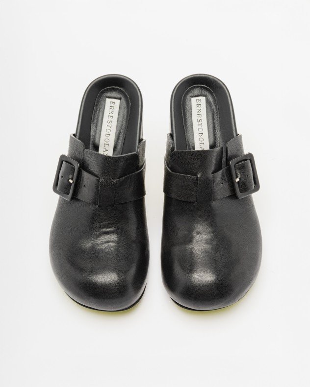 Ernesto Dolani 8DMUN01 Black Clogs - Black