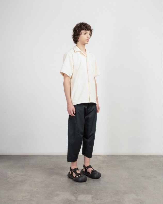 OAS Cream Golconda Cuba White Short sleeve shirt - White