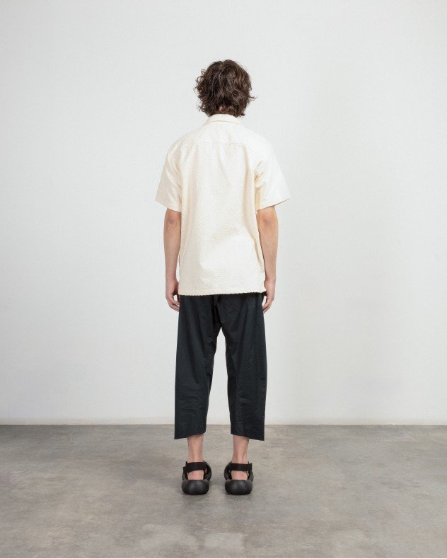 OAS Cream Golconda Cuba White Short sleeve shirt - White