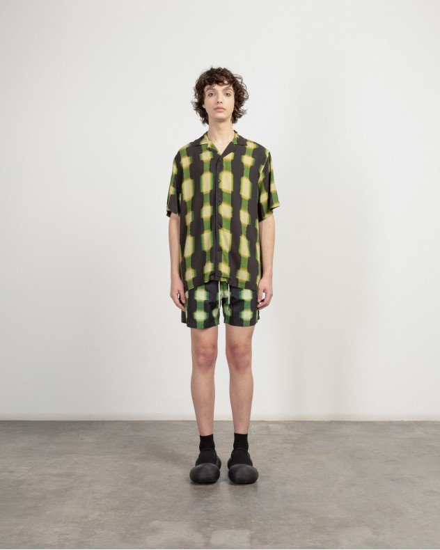 OAS 7005-61 Green Short sleeve shirt - Green