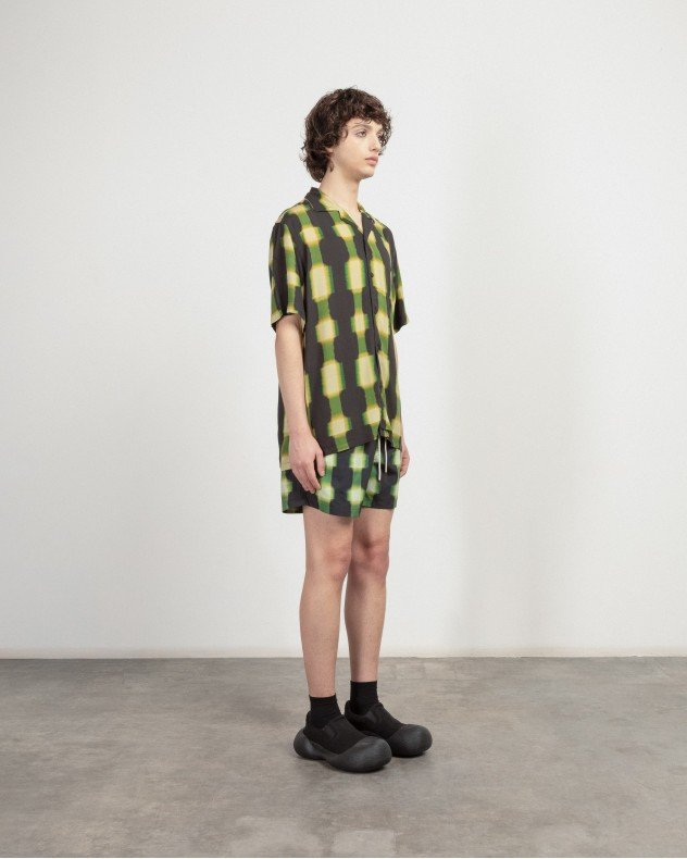 OAS 7005-61 Green Short sleeve shirt - Green