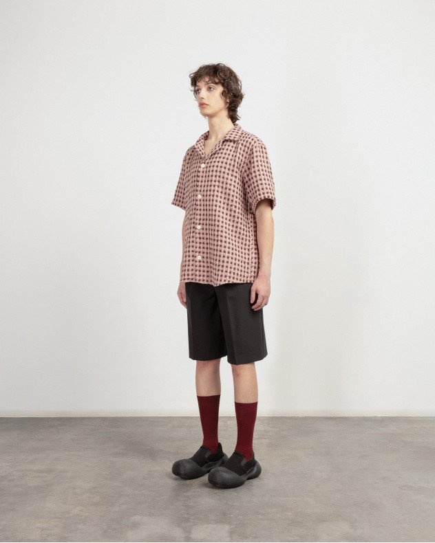 OAS 7006-07 Rose Short sleeve shirt - Rose