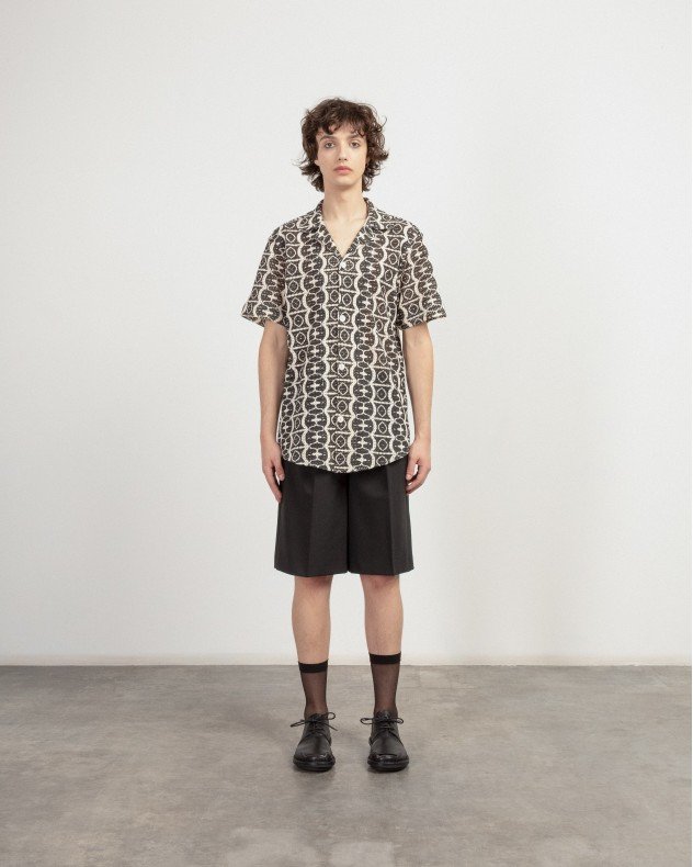 OAS Hypnotise Cuba Black Short sleeve shirt - Black