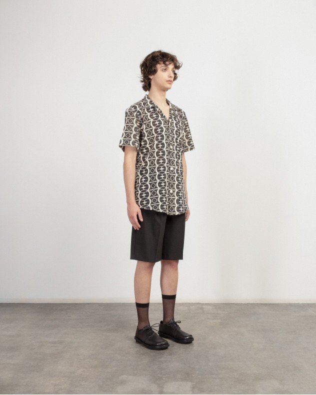 OAS Hypnotise Cuba Black Short sleeve shirt - Black