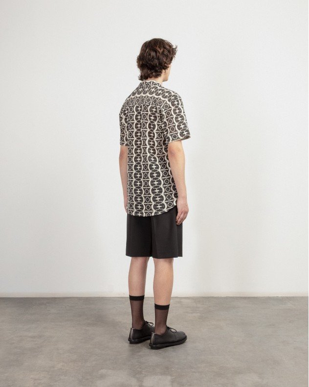 OAS Hypnotise Cuba Black Short sleeve shirt - Black