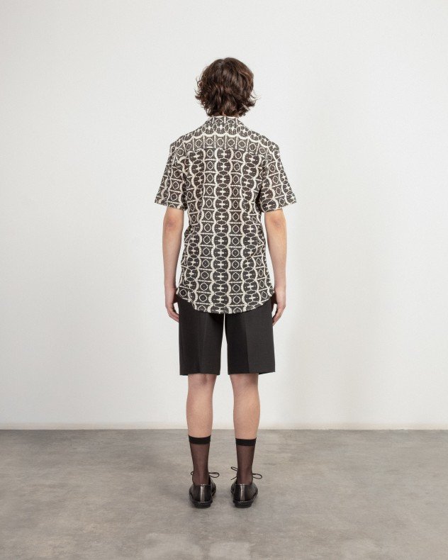 OAS Hypnotise Cuba Black Short sleeve shirt - Black