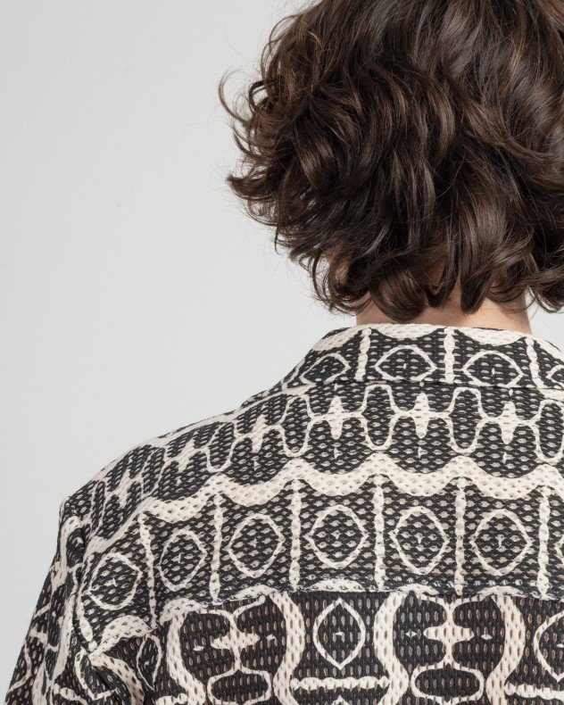 OAS Hypnotise Cuba Black Short sleeve shirt - Black