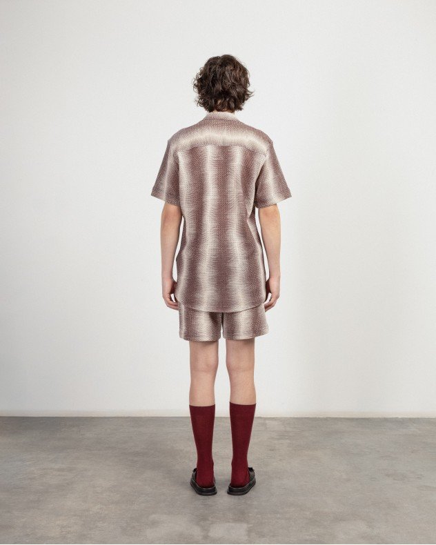 OAS 7014-05 Beige Short sleeve shirt - Beige