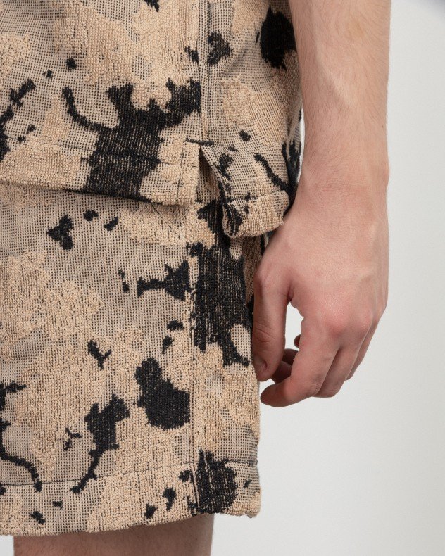 OAS 7003-105 Beige Short sleeve shirt - Beige