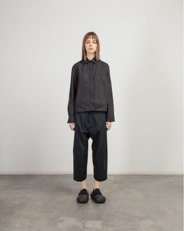 Matilda Longhena ALESSIA Black Shirt - Black