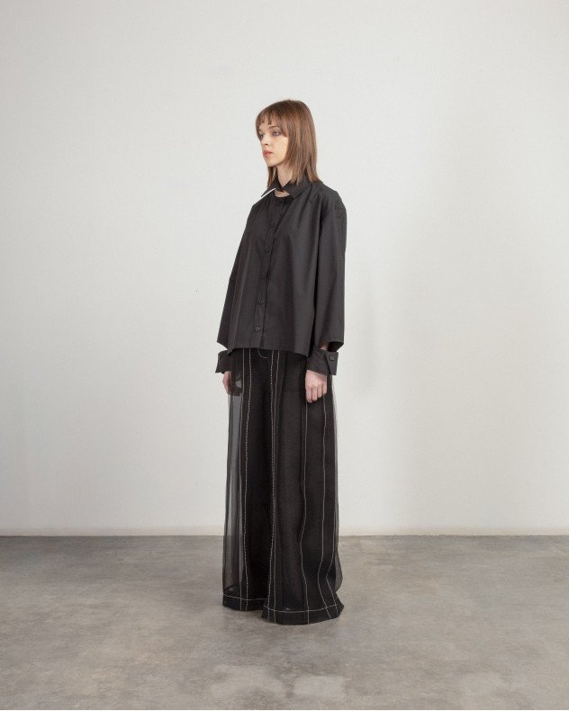 Matilda Longhena GLENDA Black Shirt - Black