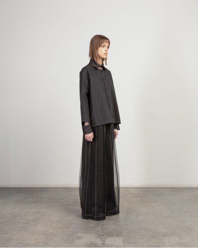 Matilda Longhena GLENDA Black Shirt - Black