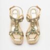 Gloss 4M005-6 Golden High Heeled sandals - Golden