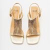 Gloss 4M005-3 Silver High Heeled sandals - Golden