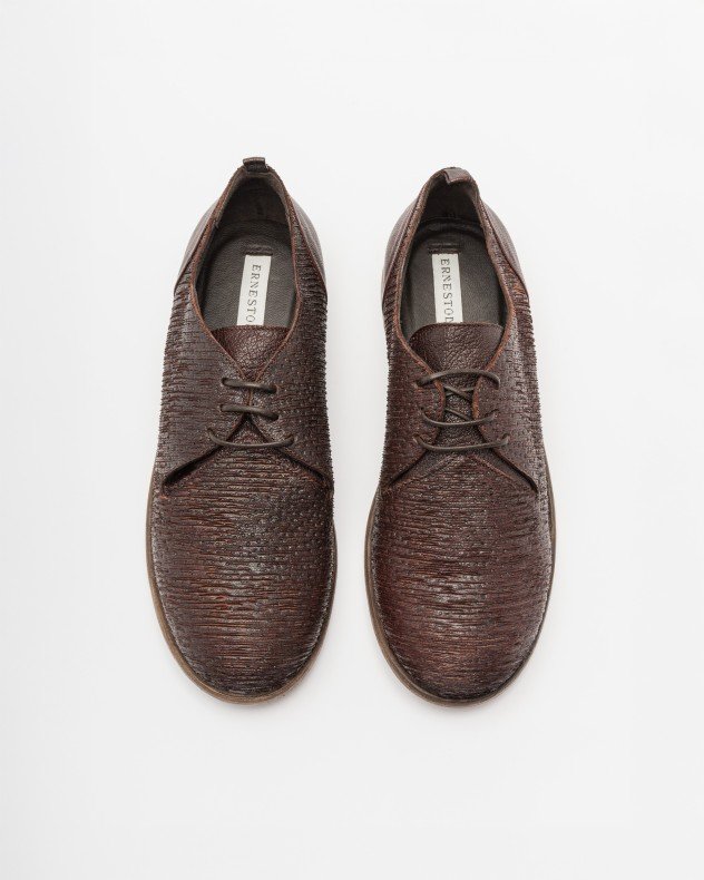 Ernesto Dolani 8UENE09 Brown Derby shoes - Brown