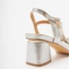 Gloss 4M005-3 Golden High Heeled sandals - Silver