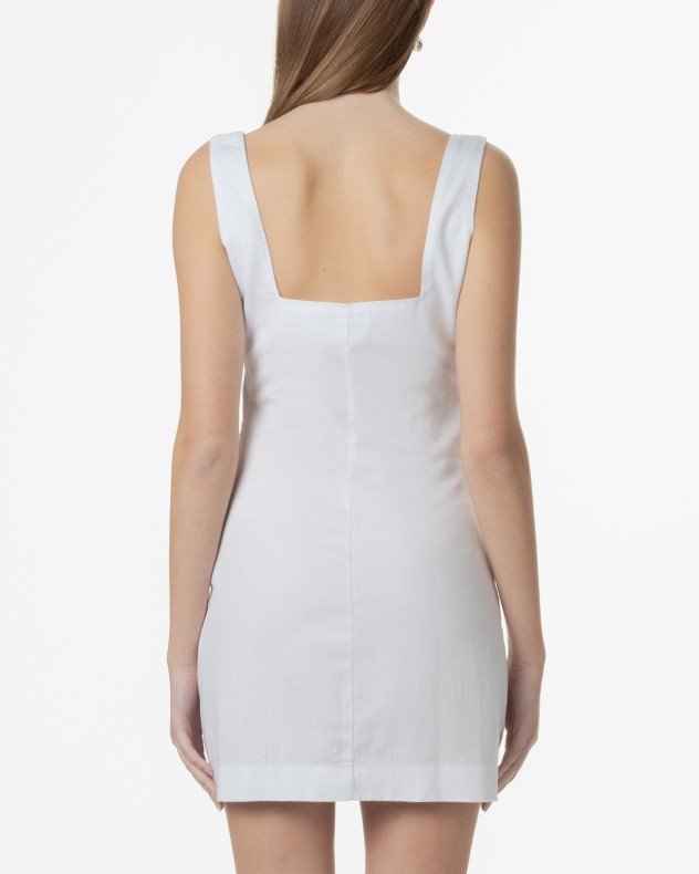 Calvin Klein Jeans J20J225277 White Dress - White