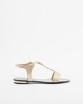 PROF 4073 Rose Flat sandals - Golden