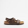 Birkenstock Milano BS Brown Sandals - Brown