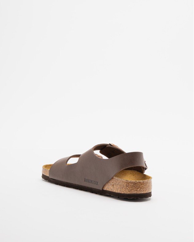 Birkenstock Milano BS Brown Sandals - Brown