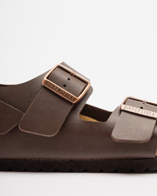 Birkenstock Milano BS Brown Sandals - Brown