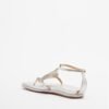 Gloss 4M001-3 Silver Flat sandals - Silver