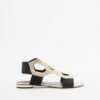 PROF 4075 Golden Flat sandals - Golden