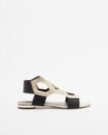 PROF 4075 Golden Flat sandals - Golden