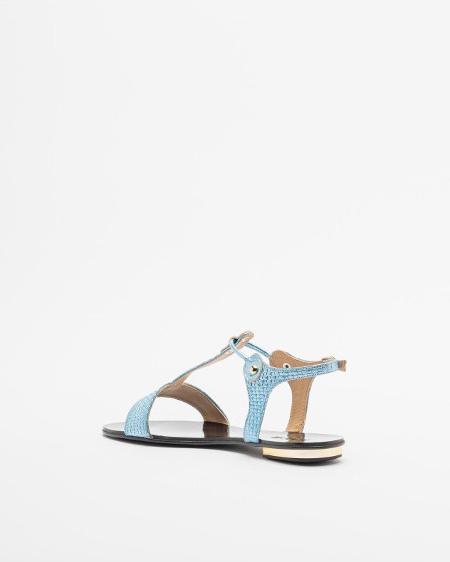 PROF 4073 Rose Flat sandals - Blue