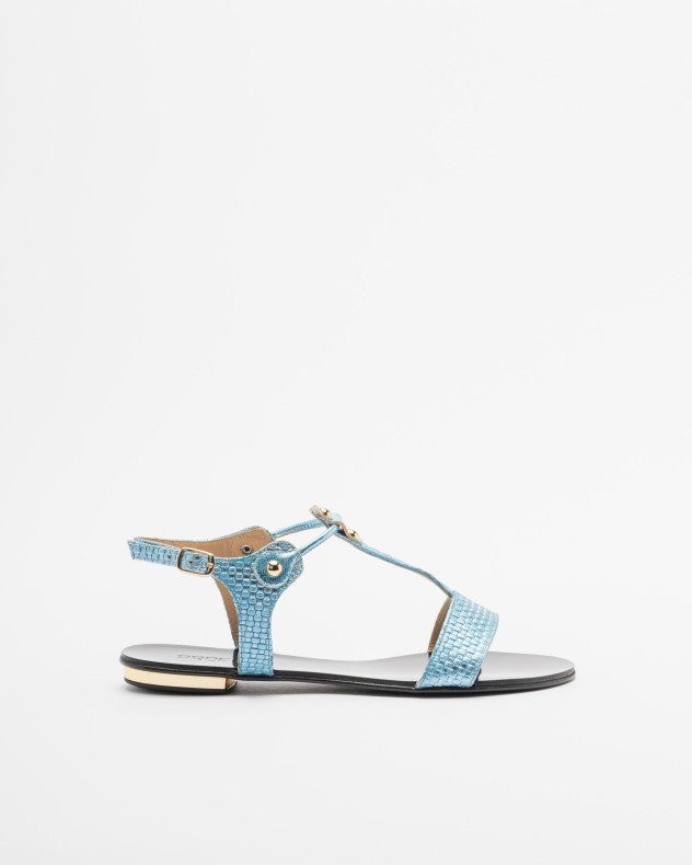PROF 4073 Rose Flat sandals - Blue
