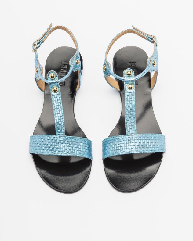 PROF 4073 Rose Flat sandals - Blue