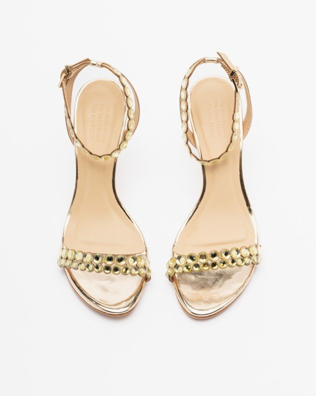 PROF 20-101280 Golden High Heeled sandals - Golden