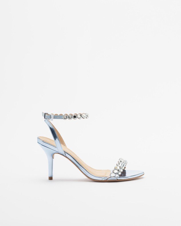 PROF 20-101280 Golden High Heeled sandals - Blue