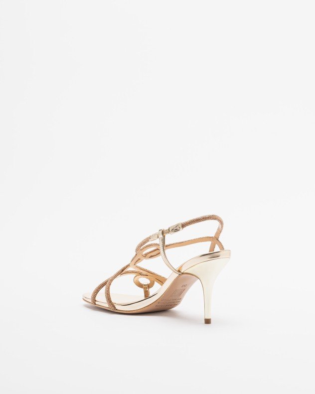 PROF 20-101251 Golden High Heeled sandals - Golden