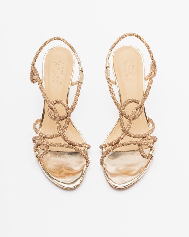 PROF 20-101251 Golden High Heeled sandals - Golden