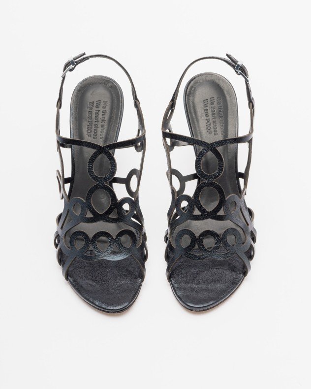 PROF 20-101253 Black High Heeled sandals - Black