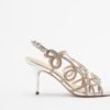 PROF 20-101248 Golden High Heeled sandals - Silver