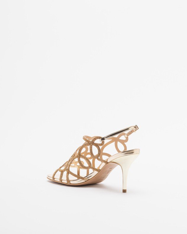 PROF 20-101248 Silver High Heeled sandals - Golden