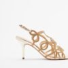 PROF 20-101248 Golden High Heeled sandals - Golden