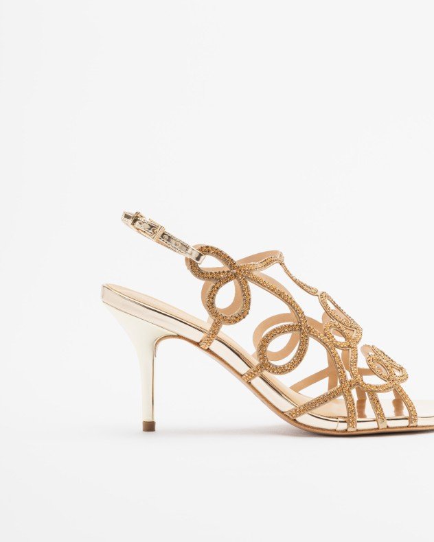 PROF 20-101248 Silver High Heeled sandals - Golden