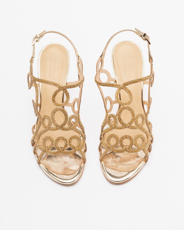 PROF 20-101248 Silver High Heeled sandals - Golden