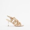 PROF 20-101248 Golden High Heeled sandals - Golden