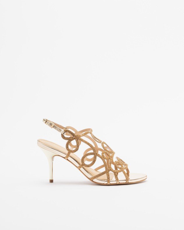 PROF 20-101248 Golden High Heeled sandals - Golden