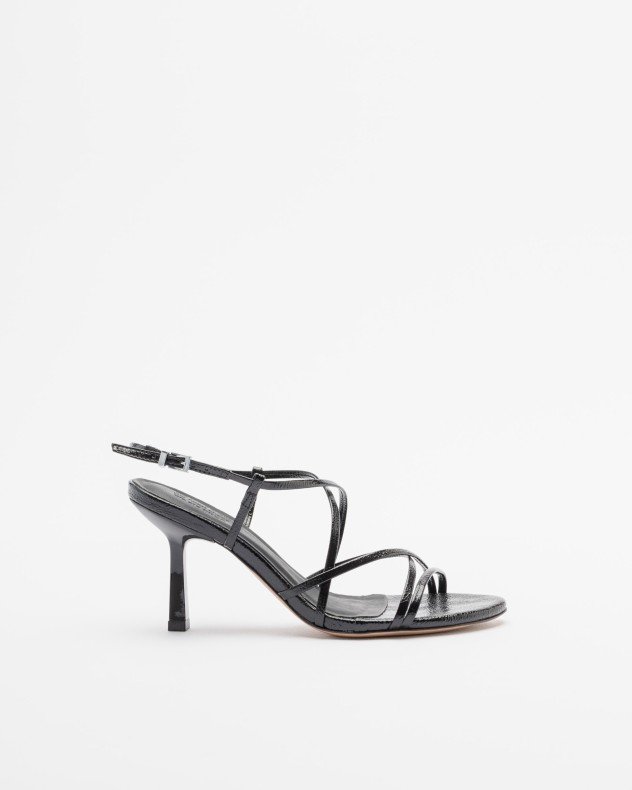 PROF 18-101255 Black High Heeled sandals - Black