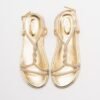 Gloss L19916-AB7 Silver Flat sandals - Golden