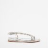 Gloss L19916-AB7 Silver Flat sandals - Silver