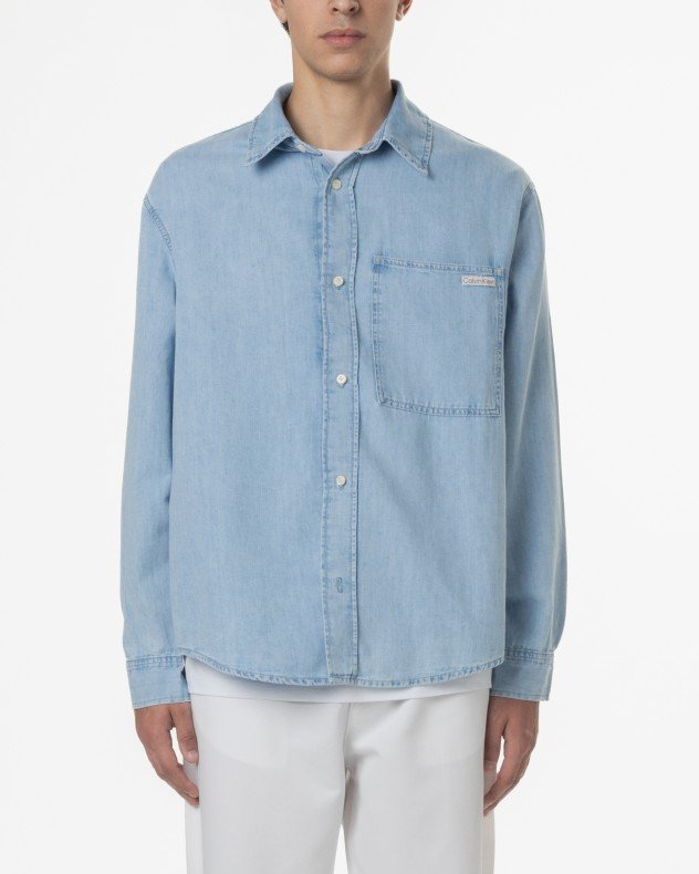 Calvin Klein Jeans J30J327508 Blue Shirt - Blue