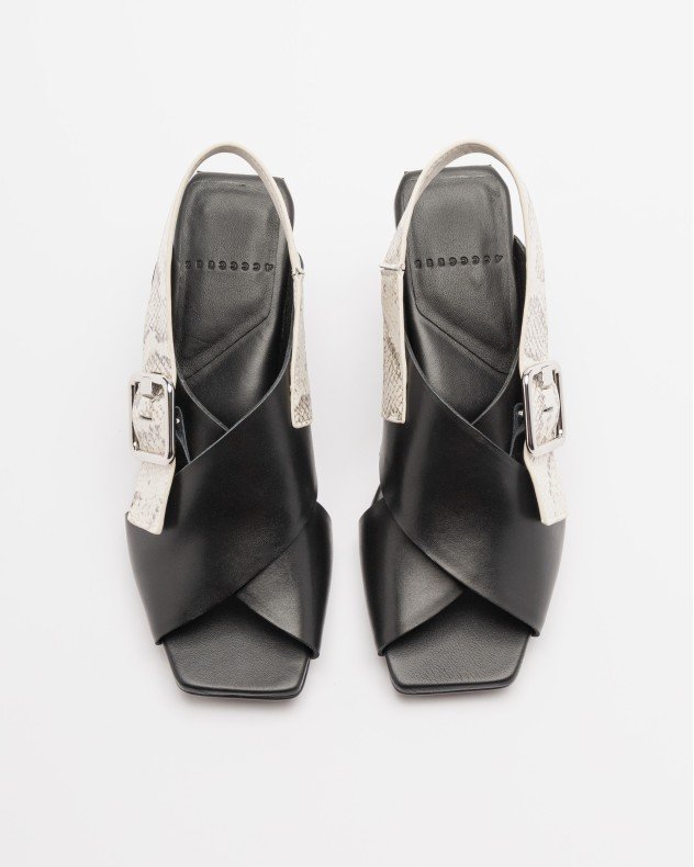4ccccees MIRROR VERRA Black Sandals - Black